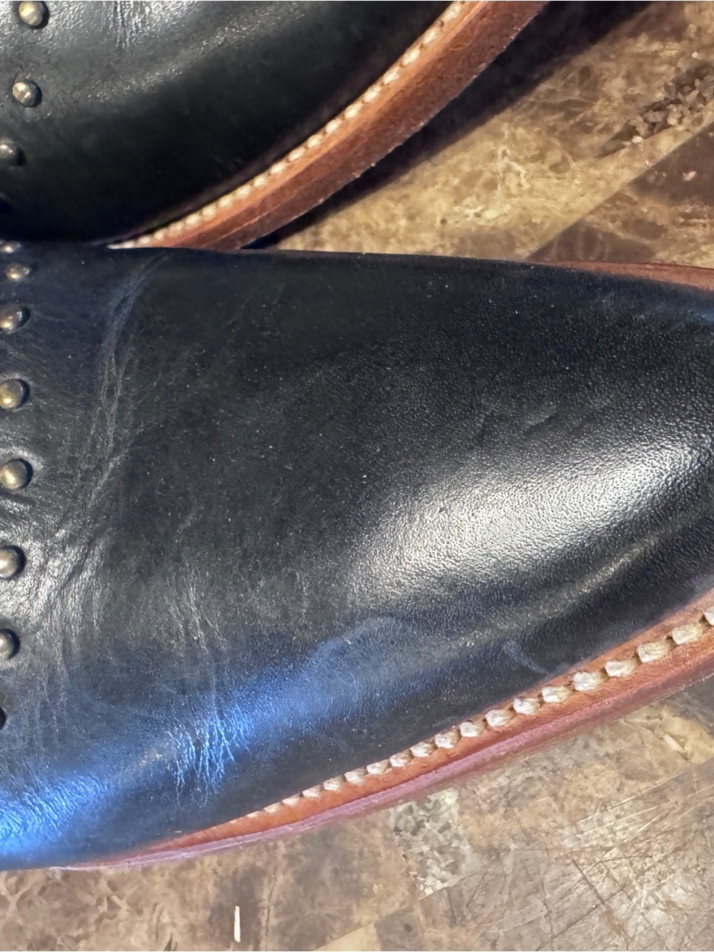 Ariat Studded buckle Black Leather Women's Booties with Buckle - Picture 9 of 12